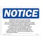 Signmission OSHA Notice, 5" Height, Extremely High Arc Flash Incident Energy Sign, 7" X 5", Landscape OS-NS-D-57-L-12291 - alternate 1